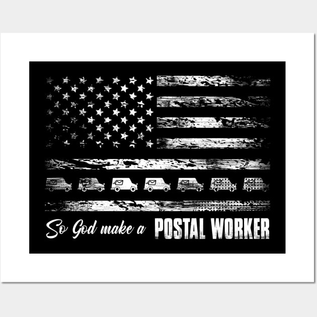 Postal Worker Flag Wall Art by janayeanderson48214